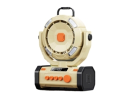 Ventilador Camping Led Recarregável com Luz