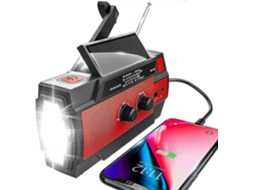 Rádio de emergência solar, manivela, portátil, lanterna, GOKOCO