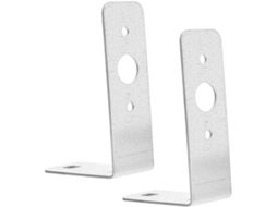 Suporte De Ângulo Galvanizado Para Luz Traseira (2 Peças)
