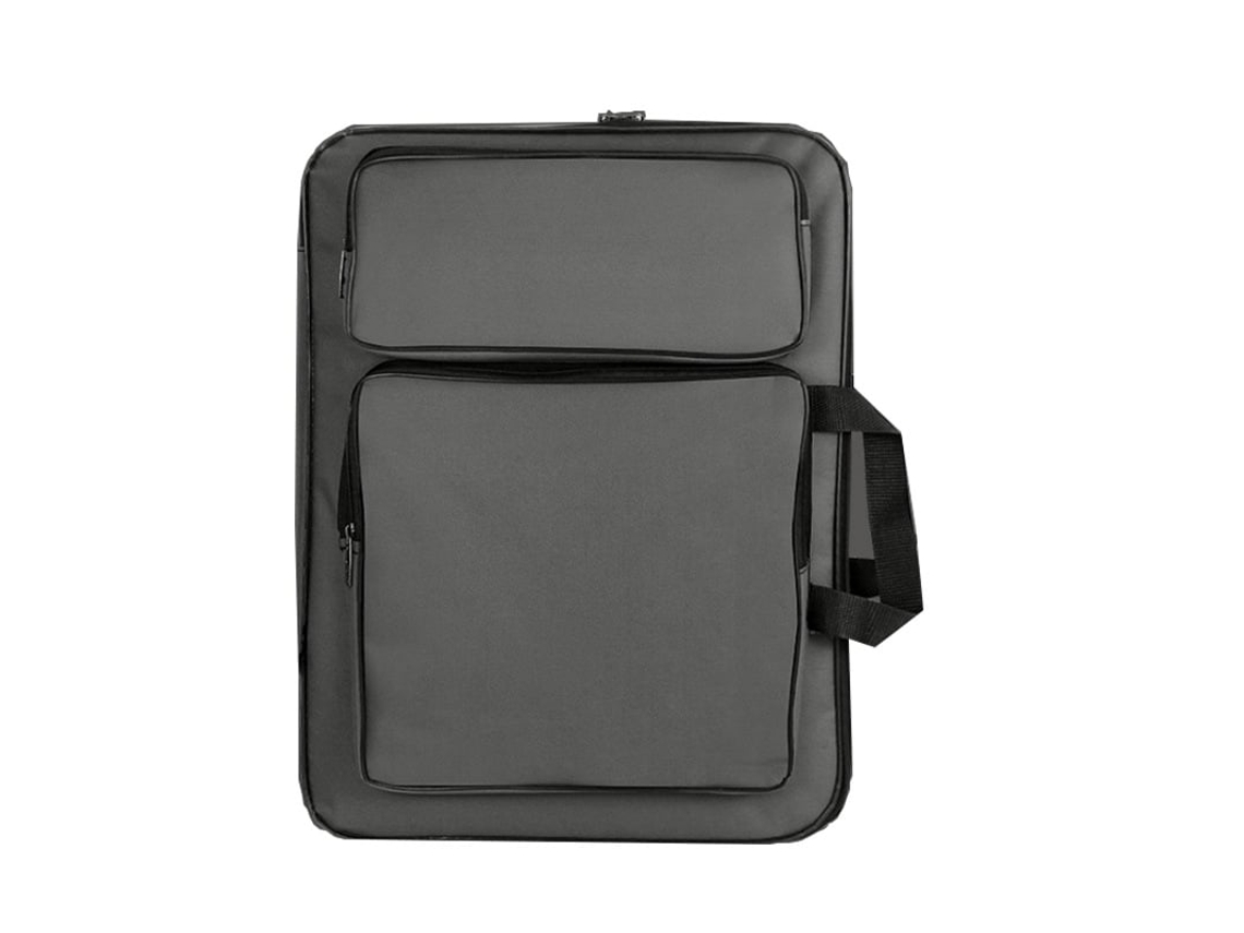 Bolsa de Desenho Infantil, Bolsa de Desenho Mão, Bolsa de Desenho Ombro, Cinza BRILVIBERA