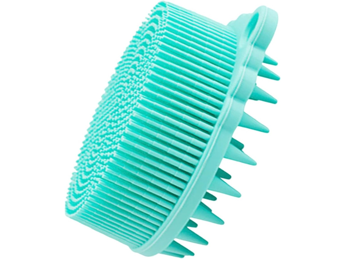 Escova De Banho Redonda Silicone Para Bebês, Macia E Relaxante, Portátil, Massagem Sensorial Para O Corpo Dos Bebês
