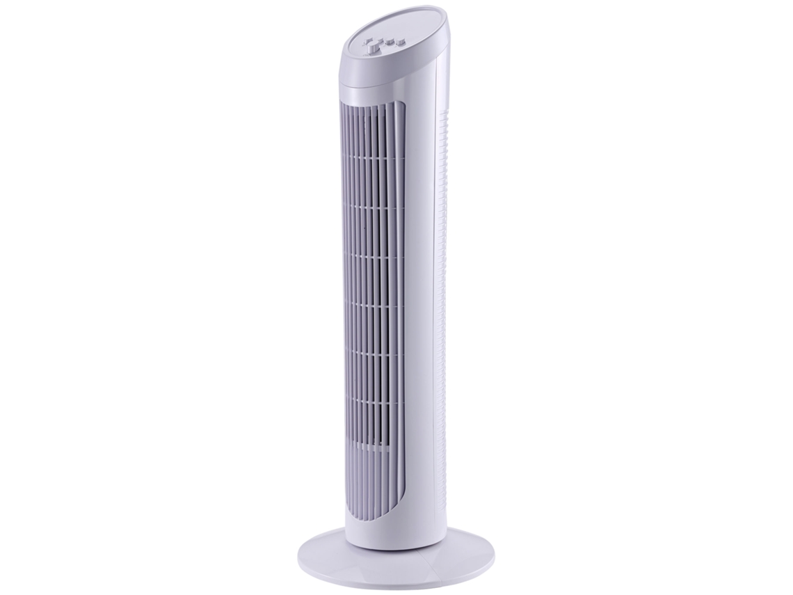 Ventilador de Torre MDUG oscilante 45W com 3 velocidades e plástico ABS