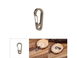 Chaveiro de Titânio para Trekking Natural
