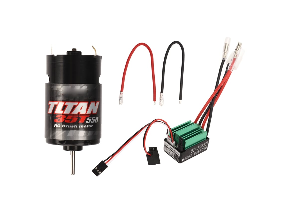 Mali motor de Escova 550 e Esc de 65a À Prova D'água para Carro e Barco Rc Acessórios de Carro Rc
