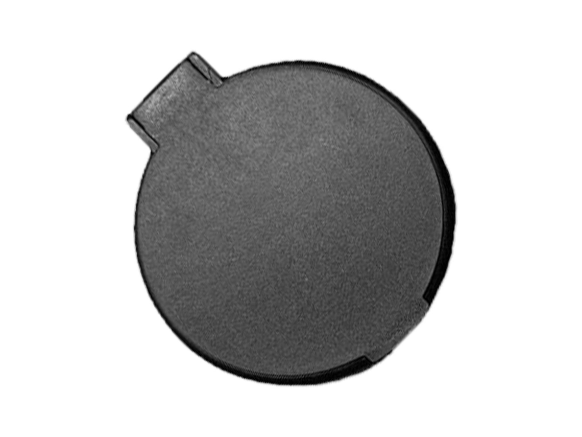 Single Sided Folding Circular Mirror Plastic Cosmetic Pocket Mirror Black Portable Compact Eoocoo