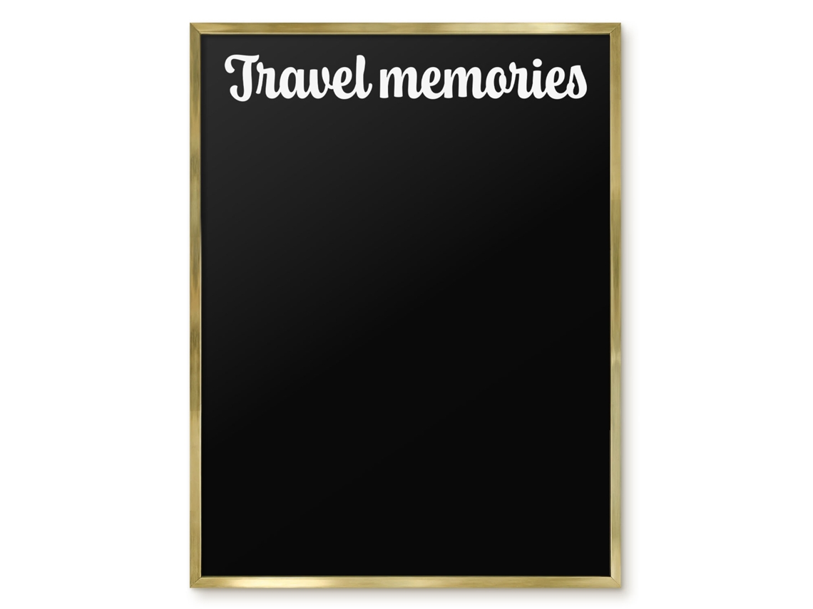 Magnetic Wall Board Travel Memories For The Office Espelharte (60x80 Cm)