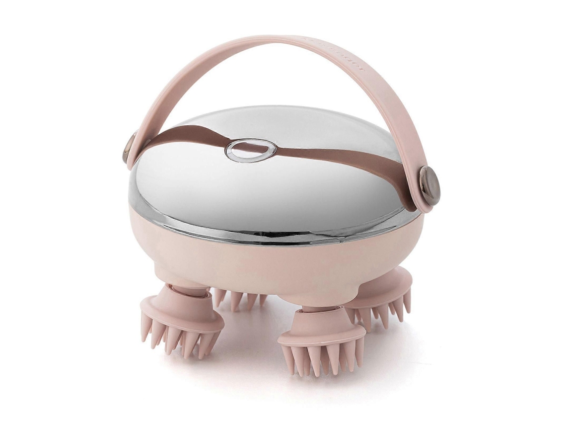 Massageador Elétrico Para Couro Cabeludo Com Terapia De Luz Vermelha, Massageador De Cabeça Recarregável Em Silicone Para Crescimento Capilar, Al