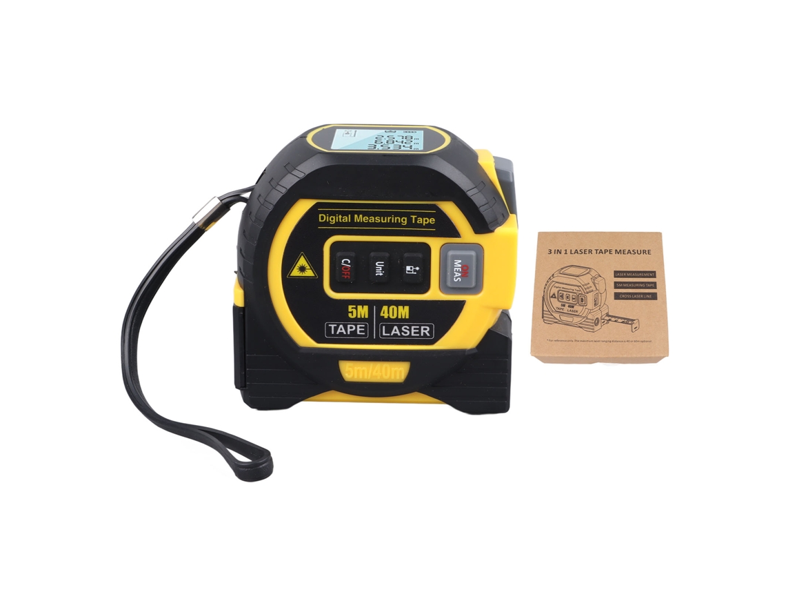 Fita Métrica a Laser 3 em 1 40m | S/MARCA