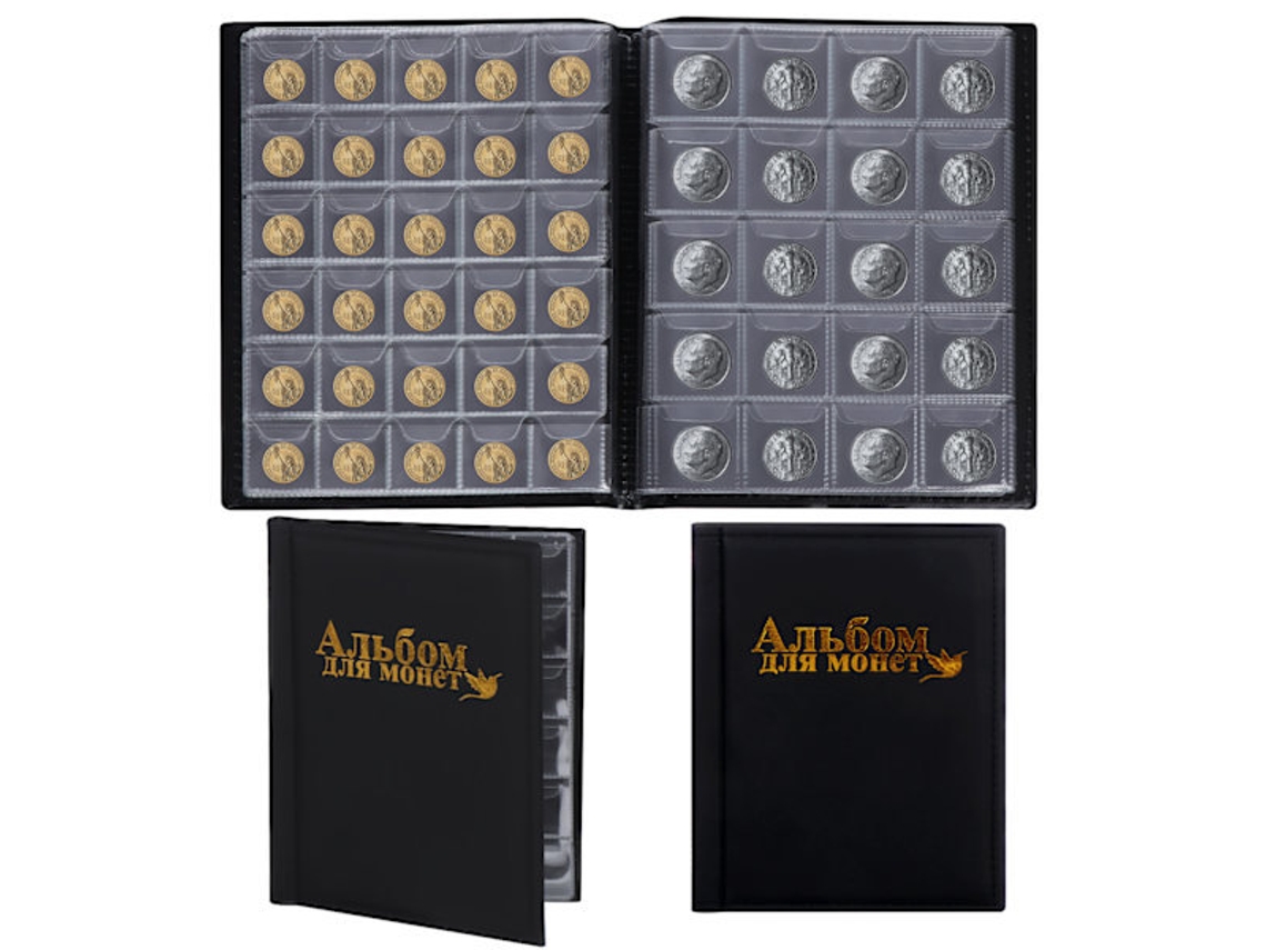 Álbum de Moedas para Colecionadores BRILVIBERA