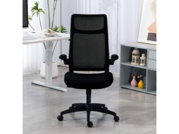 Cadeira De Escritório Ergonômica Preta Com Apoio De Braço 3d, Encosto Em Malha, Encosto Em S, Encosto De Cabeça, Inclinação