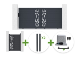 Plataforma Elevatória Folya 3 M X 140 Cm Alumínio + 4 Postes + Plataforma Pedestres 1 M + Motor Ranger C300