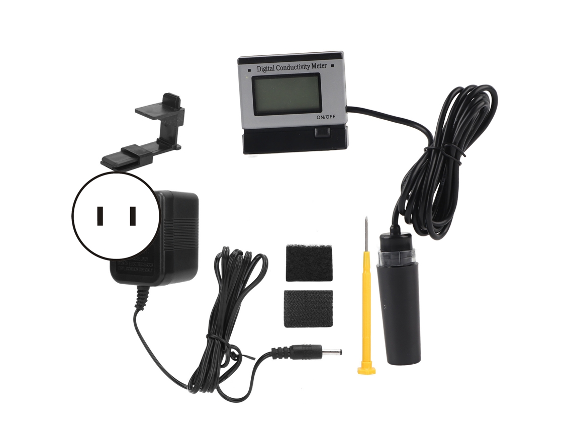 Monitor EC online EC1383B com tela LED, para laboratórios, aquários, aquicultura, 110V/120V | S/MARCA