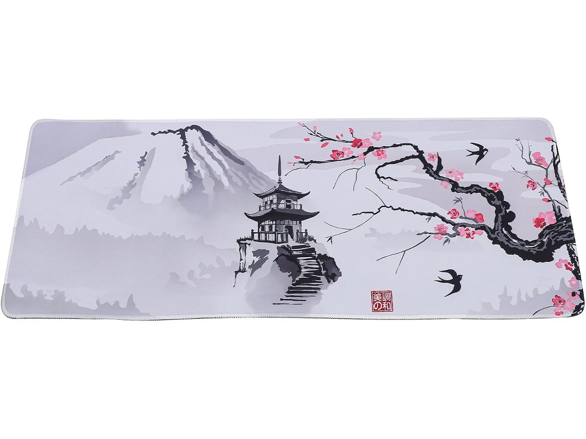 Mousepad Redondo Para Computador, Feito De Borracha E Tecido, Com Base