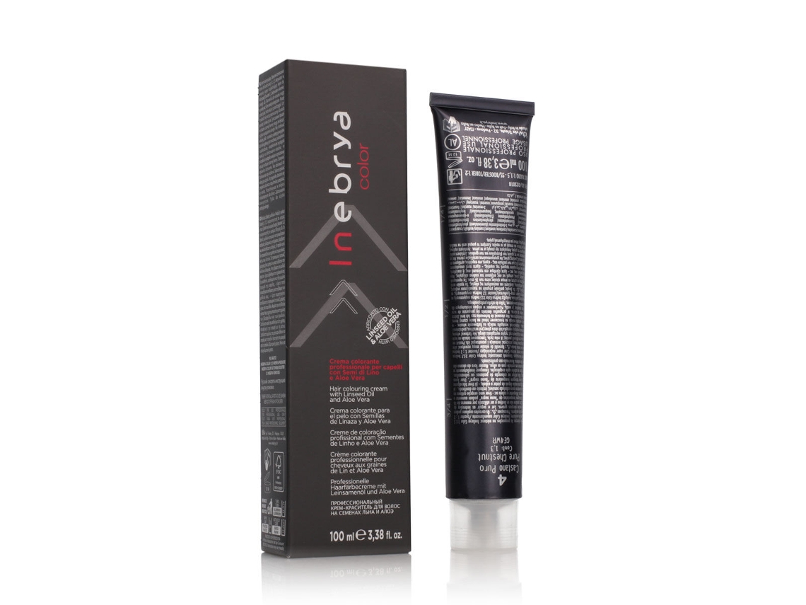 Tinta Permanente INEBRYA Color 100 Ml Nº 4 Pure Chestnut