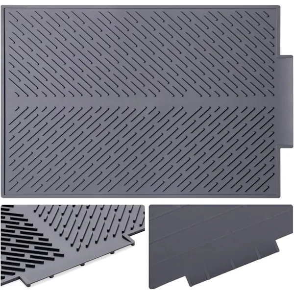 Porta copos de Silicone, 17x13 polegadas, com Drenagem AQUAFORGE