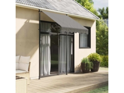 Vidaxl Toldo Retrátil 150x150 Cm Tecido E Aço Antracite