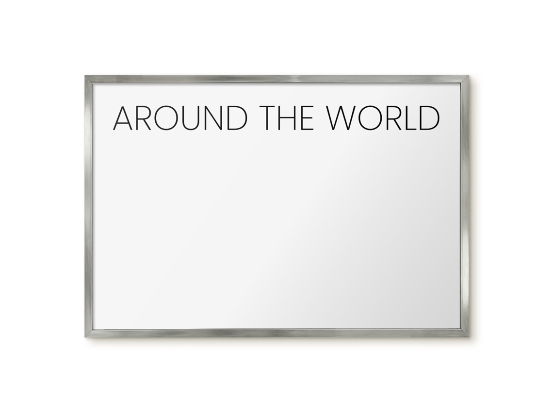 Magnetic Board For Wall Around The World For The Bedroom Espelharte (60x40 Cm)