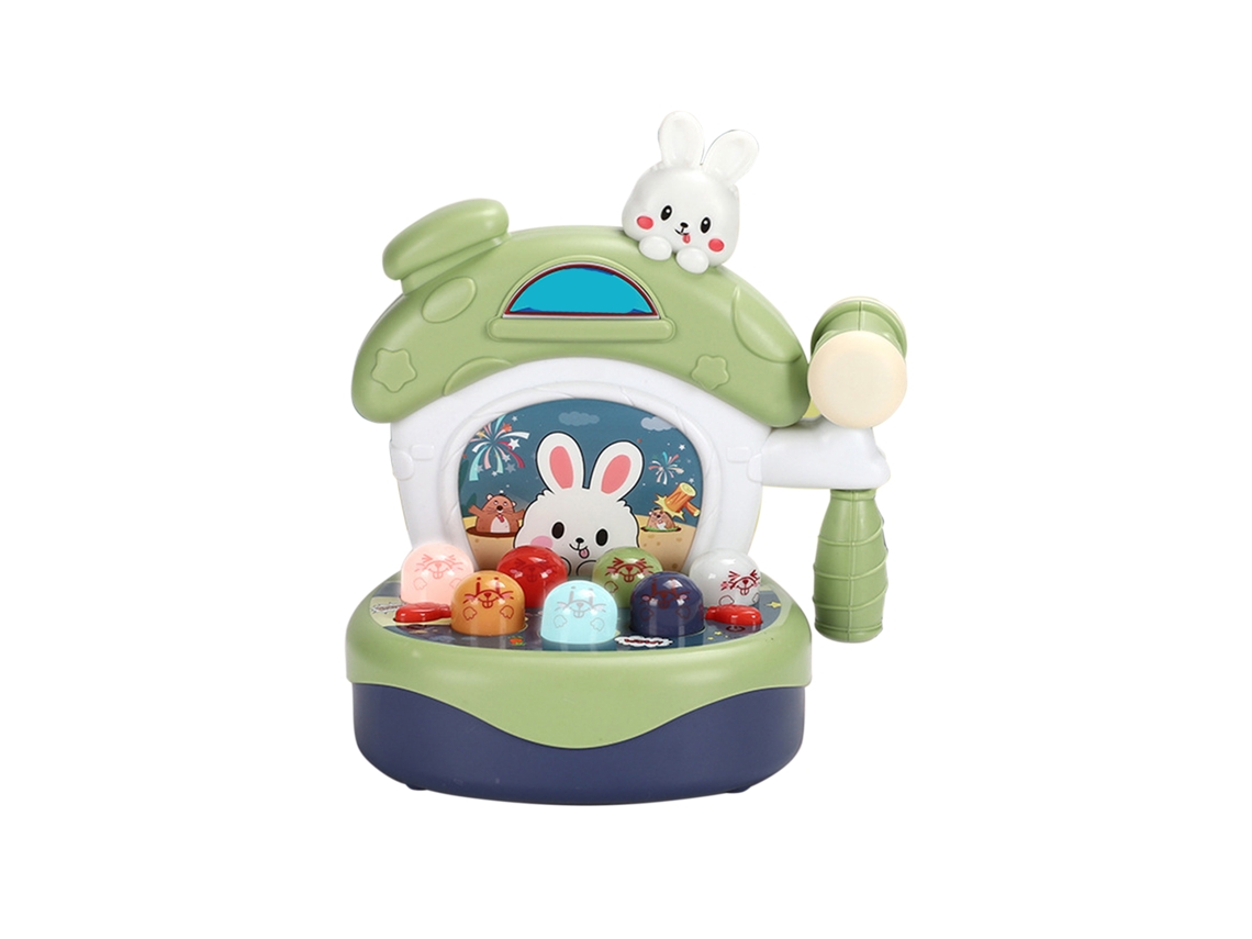 Primerox brinquedo Martelo Musical Educativo para Bater Gopher com Luzes e Cores Vibrantes