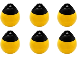 6x Bouée D'ancre Ronde de Boule Garde boue Bateau Pvc Résistante Pare chocs Quai Protection SFUSHOS