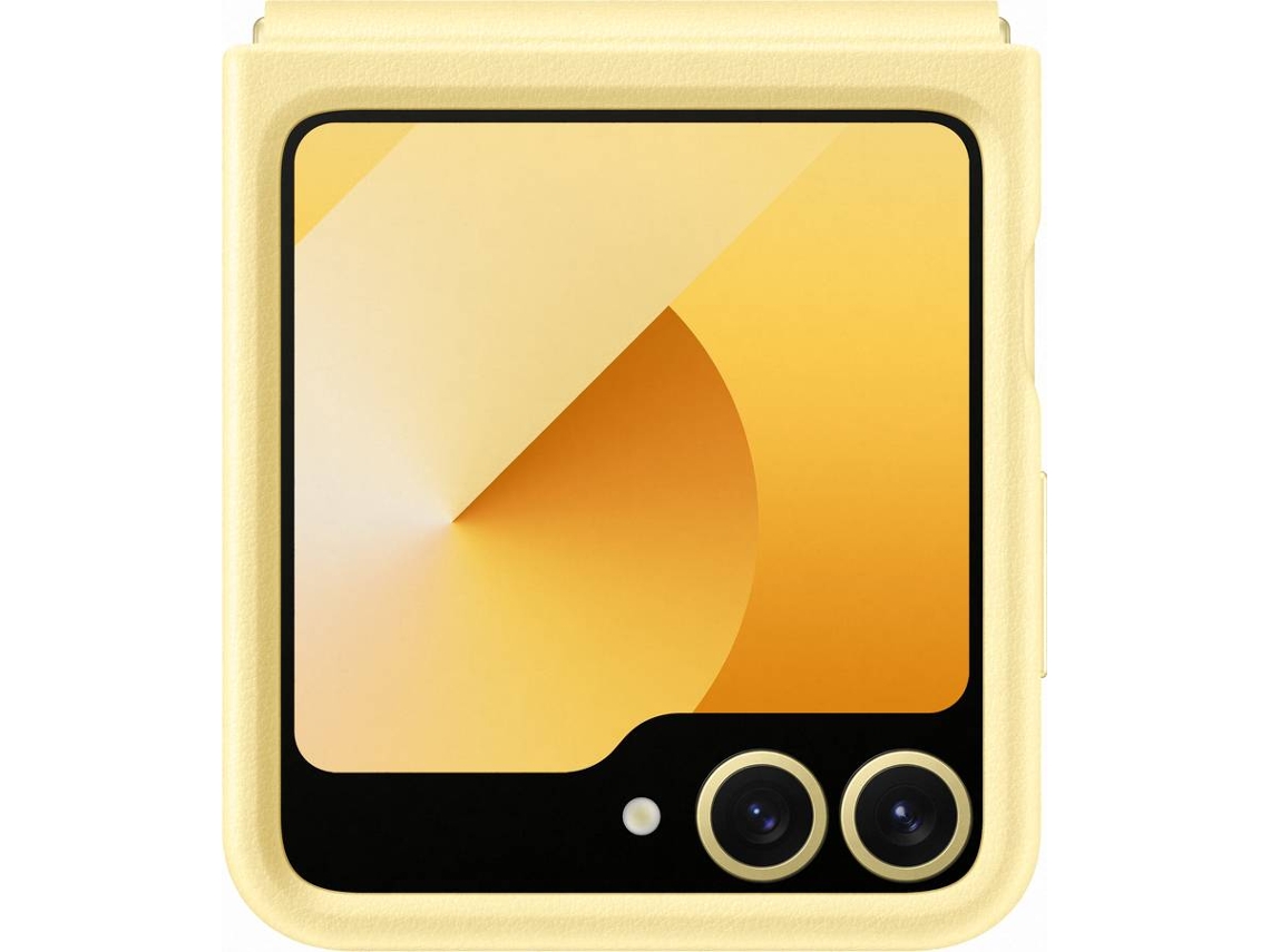 Capa SAMSUNG Galaxy Z Flip 6 Vegana (Amarelo)