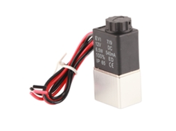 Válvula solenóide (controlada eletricamente, 2 posições, 5 vias)