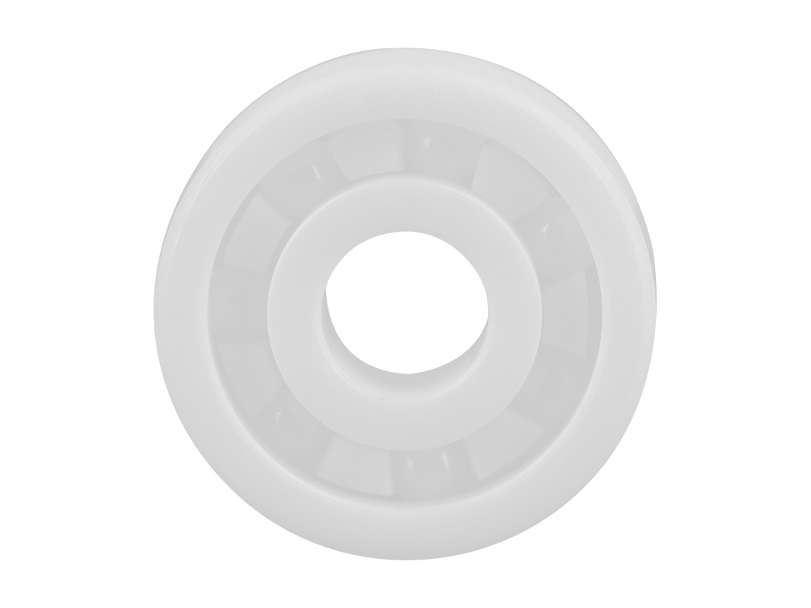 Rolamento De Esfera Cerâmica Zro2 Miniatura 628 Branco 8x24x8mm Para Ambientes Adversos