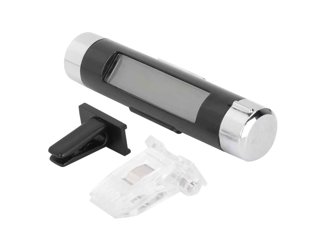 Reloj Termómetro Electrónico 2 En 1 Con Pantalla Lcd Y Medición Automática de Temperatura