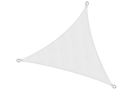 Toldo Solvision Ps9 300X300X300Cm Triangular Branco Pe SOL ROYAL