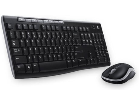 Teclado LOGITECH MK270 (Wireless - Layout Grego)