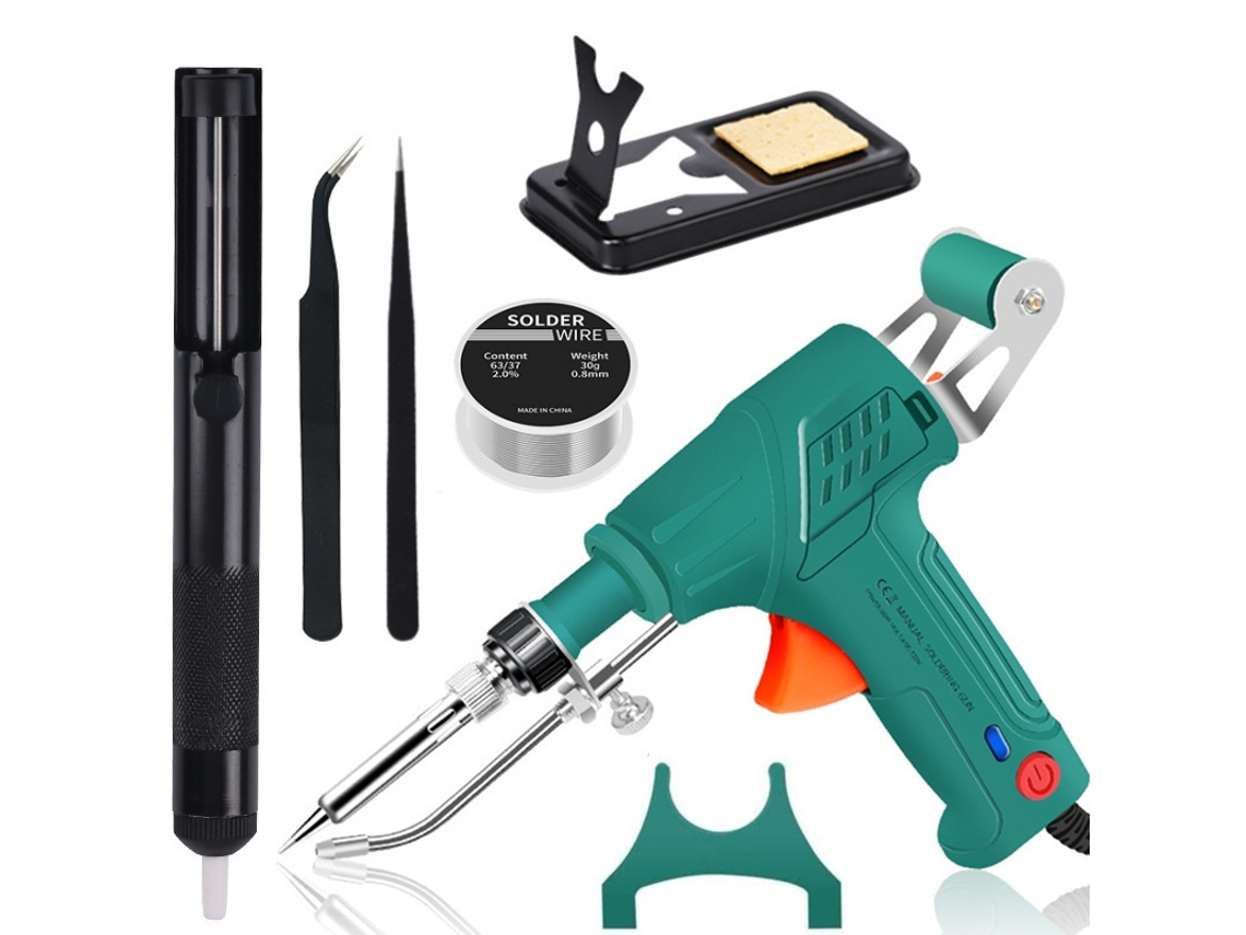 Soldador De Estanho Set 60w Ohpa G10-2 Verde