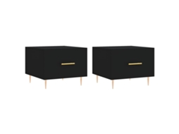 Coffee Table, Coffee Tables Vidaxl Preto Madeira Processada (n/a)