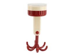 Gancho Giratorio Plegable 360 Grados 6 Garfios Para Cocina Baño Adhesivo Succión Rojo