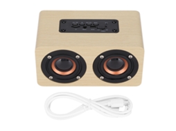 Caixa de Som Bluetooth LAXISCREED Bambu Retro Sem Fio