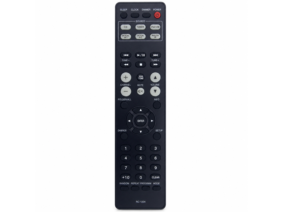 Comando À Distância Rc-1204 Compatível Com Amplificador E Recetor Av Denon_zhd