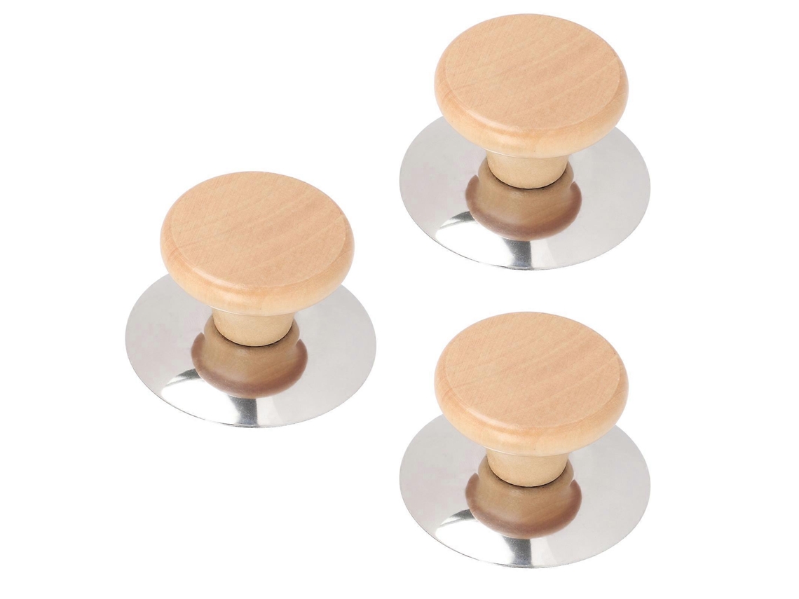 3 Manga para Tampa de Panela Asas Resistentes Ao Calor Acessórios de Cozinha para Panelas Sartén Vaporera Panela de Sopa 5,5x5,5cm