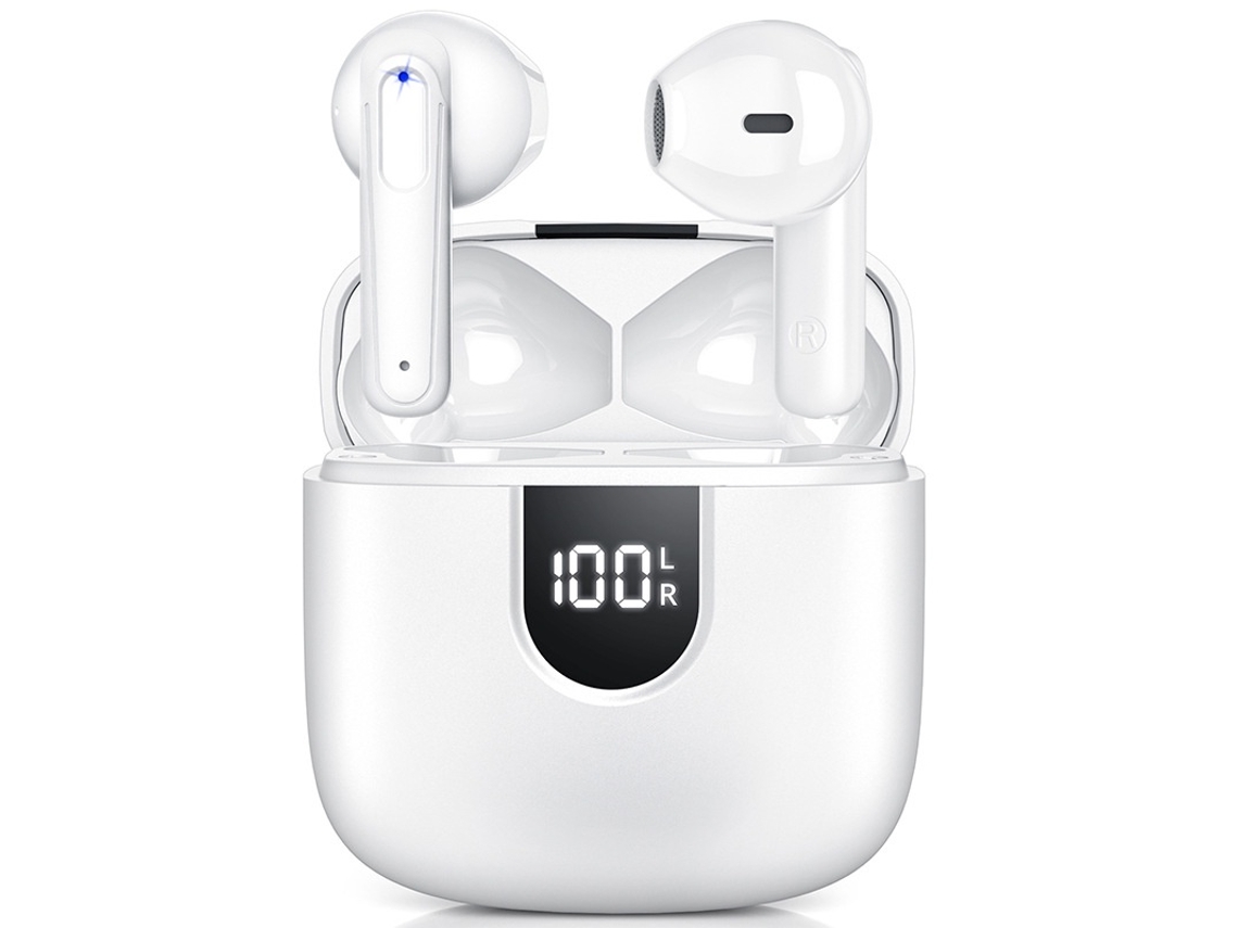 Fones Esportivos Bluetooth, Microfone, Cancelamento Ruído, Bluetooth 5.3, IPX7, Preto JIAPEI