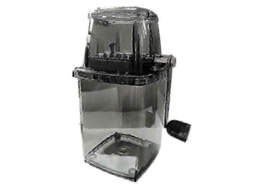 Triturador De Gelo Manual Doméstico Transparente Multiuso Máquina De Gelo Raspada À Mão, Máquina De Gelo Raspada, Preto VONKELIOS