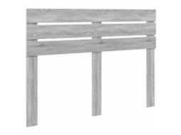Cabeceira | Painel De Cama Cinza Sonoma 150 Cm Madeira Processada