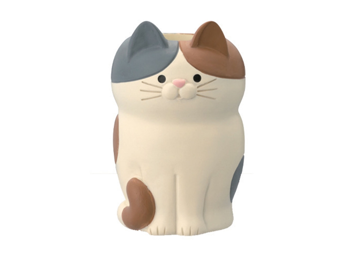 Ornamento Gato Apoio Telefone Mesa Multifuncional Decoração