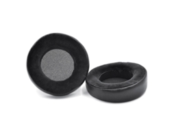 Almofadas Auriculares De Substituição Para Hifiman He300 He500 Em De Couro De Alta Elasticidade Preto Lurelia