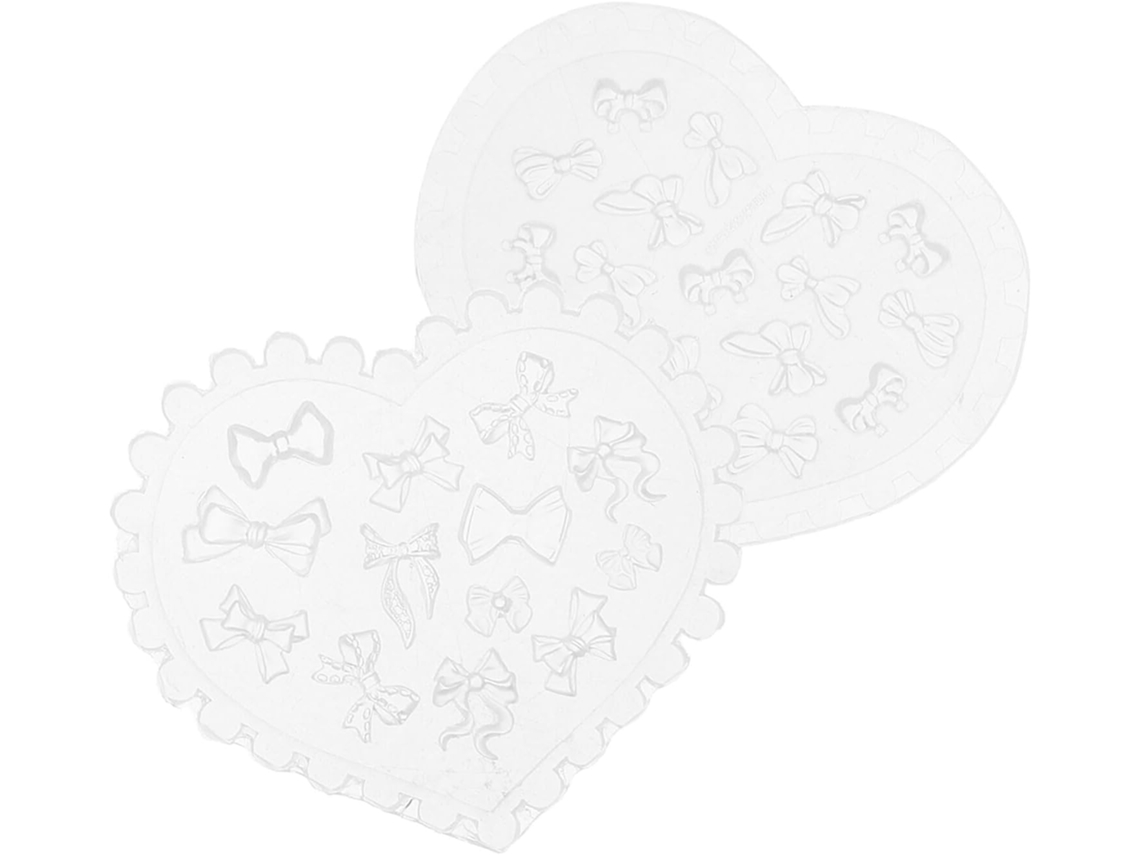 Conjunto De 2 Moldes De Silicone Para Unhas Decoradas