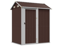 Garden Shed, Garden Sheds Vidaxl Marrom Aço (n/a)