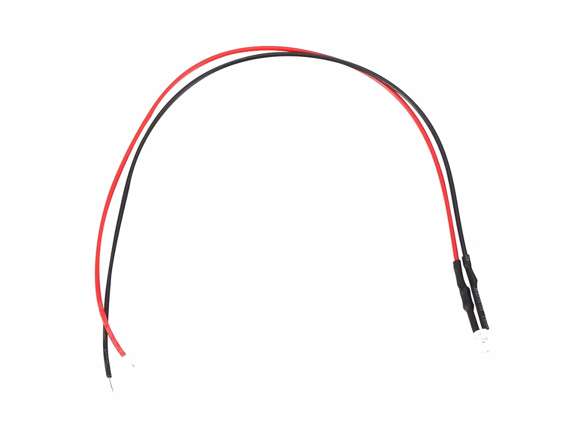 Laxiscreed Pack De 10 Leds Multicoloridos 3mm De 12v Com Fios De 20cm