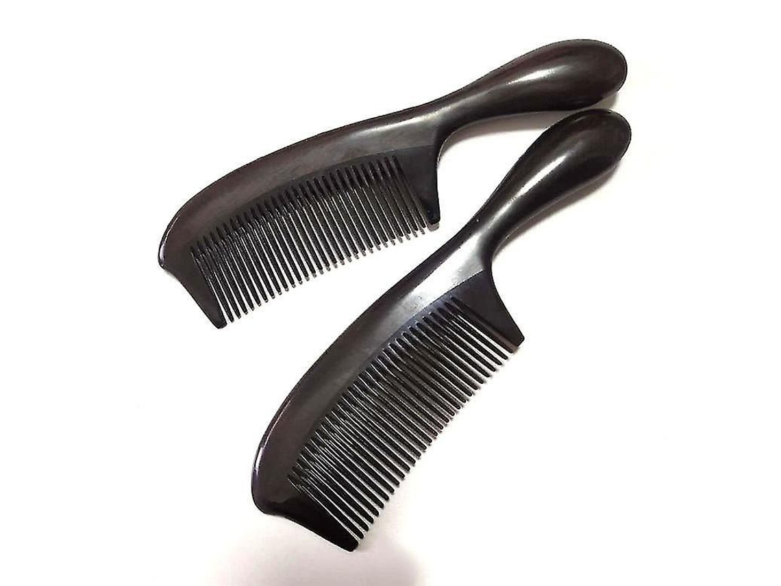 Conjunto De 2 Pentes De Cabelo Com Cabo Redondo, Para Desembaraçar E Estilizar