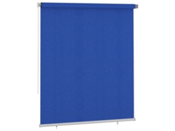 Maison Exclusive - Estore De Rolo Para Exterior 205 (l) X 230 (a) Cm Azul Hdpe