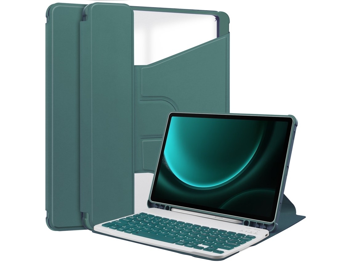Zsanfs Capa Para Galaxy Tab S9, Cor Verde