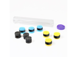 9pcs Grip Anti-derrapante Para Raquete De Tênis Badminton Vara De Pesca Com Absorção De Suor