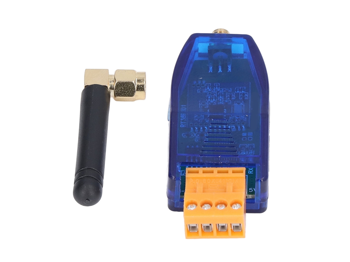 Módulo Transceiver Sem Fio 433mhz Rf Rs485 Uart Para Câmera Ptz Com Comunicação Transparente