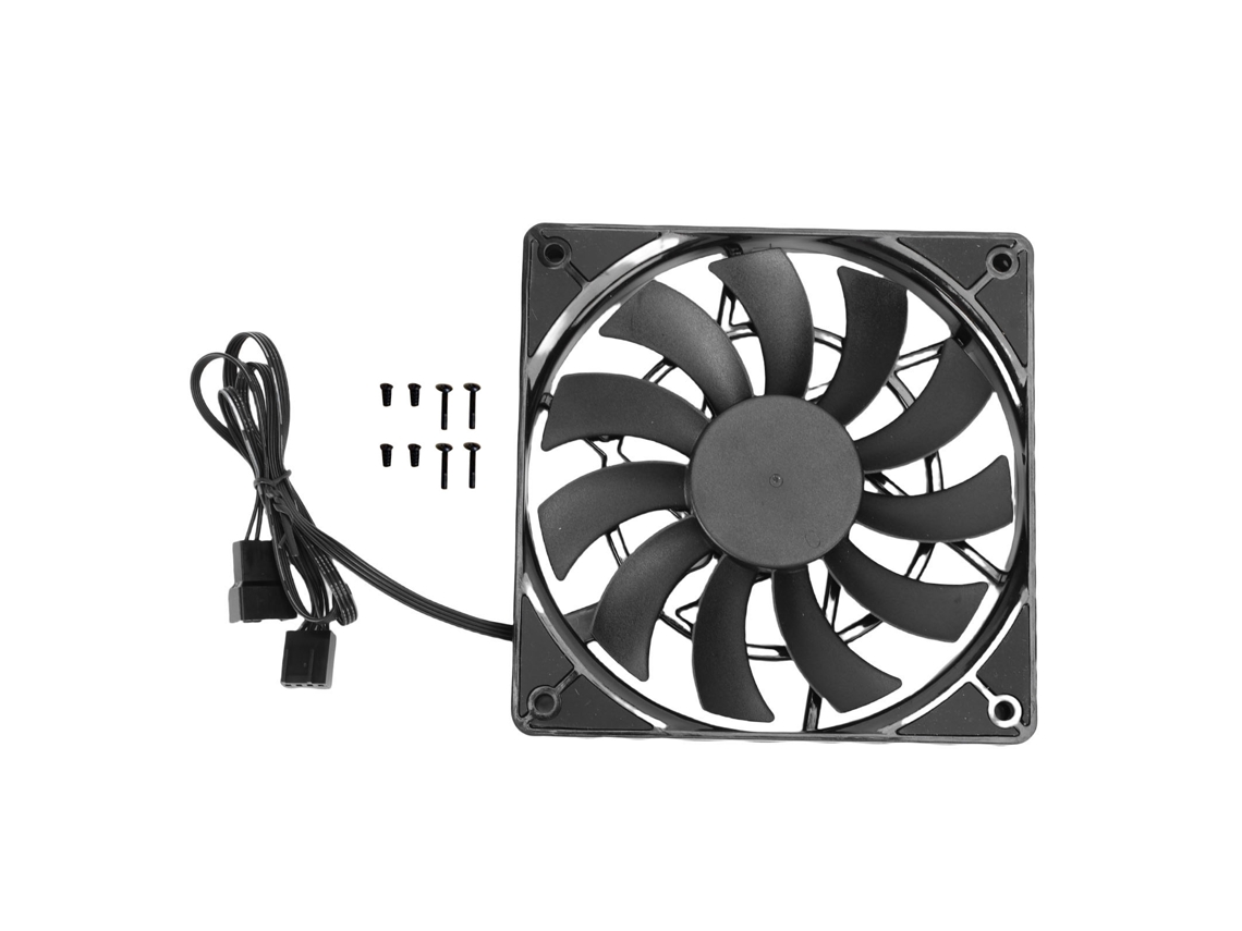 Ventilador De Gabinete Pc Pwm De 120mm 1800rpm 4 Pinos Com Rolamento Duplo Para Cooler De Cpu