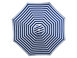 Cobertura de Reposição HENTEN HOME para Guarda sol com 8 Varetas (azul e Branco 2m Sem Armação de Guarda chuva)